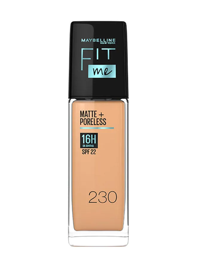 MAYBELLINE NEW YORK Maybelline New York Fit Me Matte & Poreless Foundation 16H Oil Control with SPF 22 - 230