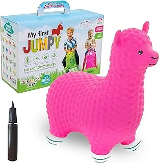 Gerardo's Toys My First JUMPY Alpaca pink