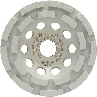 Bosch 2608201228 Diamond-Grinding Wheel for Concrete Layer, 0 V, White