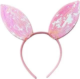 Party Magic Easter Bunny Headband with Sequins