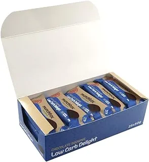 Munchbox Low Carb Delight Keto Chocolate Brownie Bar 50 g, 25-Pack