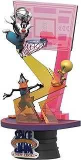 Beast Kingdom Space Jam: A New Legacy: Sylvester, Tweety Bird & Daffy Duck DS-071 D-Stage Statue,Multicolor,6 inches