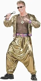 Forum Novelties Men's 80's Video Superstar Costume, Gold, One size