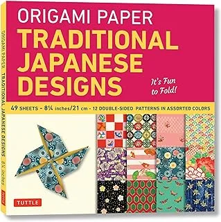 Origami Paper - Traditional Japanese Designs - Lar: Tuttle Origami Paper: Double Sided Origami Sheets