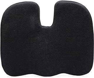 Littlesun Premium Comfort Seat Cushion – Non-Slip Orthopedic 100% Memory Foam Coccyx Cushion for Tailbone Pain – Cushion for Office Chair Car Seat – Back Pain & Sciatica Relief (Seat cushion)