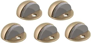 Design House 181875 Dome Door Stop, 5-Pack, Satin Brass