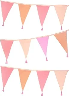 Talking Tables We Heart Birthdays Pink Fabric Bunting