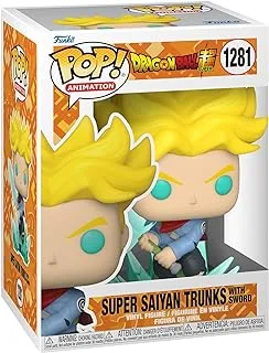 Funko Pop! Animation: DBS - Super Saiyan Trunks With Sword - Dragon Ball - Collectable Vinyl Figure - Gift Idea - Official Merchandise - Toys for Kids & Adults - Anime Fans