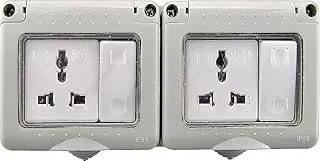 MODI outdoor Sockets and Switchs Waterproof,ShowTop Wall Electrical Outlets,IP55 Switch And Socket Covers,13A Outdoor Wall Weatherproof Plug Socket Box And10A Switchs Box