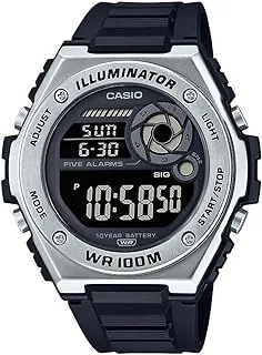 Casio MWD-100H-1BVCF, Black/Silver, Digital