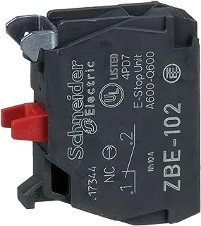 Schneider Electric single contact block for head Ã˜22 1NC silver alloy screw clamp terminal