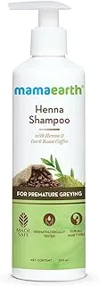 Mamaearth Henna Shampoo, for enhance hair color, with Henna and Deep Roast Coffee 250 ml