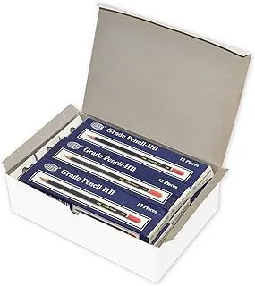 FIS HB Grade Pencil Set Blue/Red Box of 12 Packs - FSPEHB