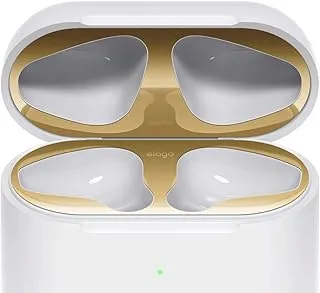 واقي الغبار Elago للجيل الثاني من سماعات Apple Airpods (مجموعتان) - ذهبي