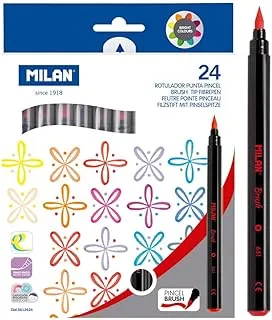 MILAN Box of 24 brush pens