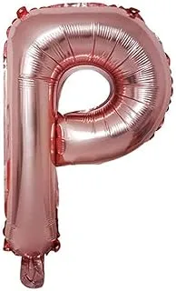 COOLBABY Golden letter P balloons for party