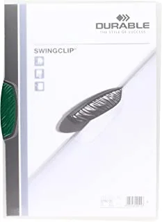 Durable 2260 Swingclip Clip Folder, A4 Size, Green