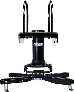 QualGear Pro-AV QG-KIT-TA-3IN-B Projector Mount Kit Accessory with A Truss Ceiling Adapter, 7.6 cm 3.8 cm, Black