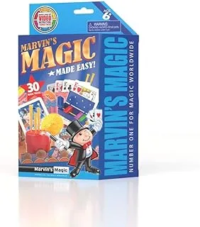 مجموعة Marvin's Magic Magic Made Easy 30 خدعة سحرية (أزرق)، مجموعة سحرية للأطفال