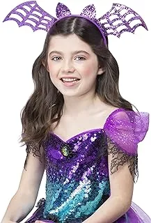 Smiffys 56383, Purple Glitter Bat Headband, Girls, One Size