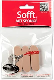 PanPastel Sofft Tool 61021 Sponge Bar Round Pack of 3 for PanPastel Artist Painting Pastels