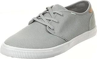 TOMS Heritage Canvas Men's Carlo Topanga Collection Sneakers, 42 EU, Drizzle Grey