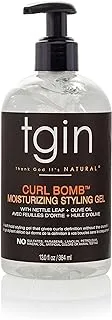 Thank God It's Natural tgin Curl Bomb Moisturizing Styling Gel For Natural Hair - Dry Hair - Curly Hair, 13 oz