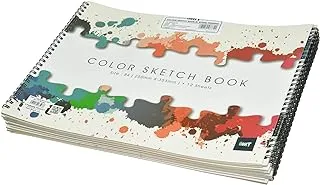 12-Piece Light Sketch Book B4 with Spiral Binding, 12-Sheets - LISKSCB4121501