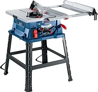 Bosch Professional Table Saw GTS 254, stable metal stand, cutting depths of 80 mm straight & 55 mm angle | Model: 0601B450L0 with 1 year warranty