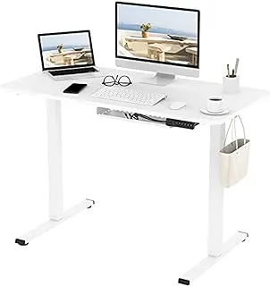 MAHMAYI OFFICE FURNITURE Electric Height Adjustable Home, Office Computer Table Top 2-Way Telescopic with Memory Control