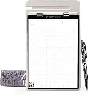 Rocketbook Orbit Legal Pad Executive - Smart Reusable Legal Pad - Gray, Lined/Dot-Grid