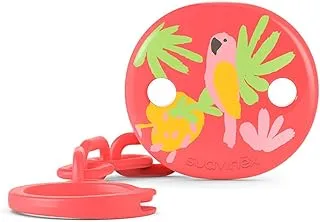 Suavinex 3153792 Jungle Soother Clip, Pink