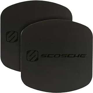 Scosche MAGRKXLI MagicMount Phone Replacement Plate Kit - for Magnetic Car Phone Mount Holder with Extra Strength Hold, Universal with All Devices, Black - XL