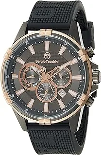 Sergio Tacchini ST.1.10263-4 Archivio Silicon Strap Watch for Men, Gray