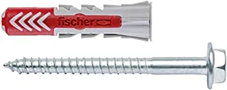 Fischer 537655 Duopower S Plug with Screw, 14 mm Diameter x 70 mm Length