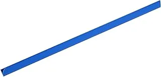 100-Piece FIS Plastic Sliding Bar Blue 6mm, 60-Sheets Capacity - FSPG06-BL