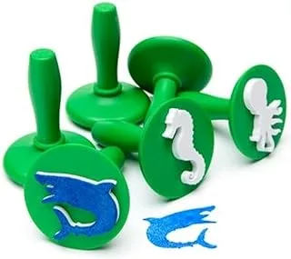 مجموعة دهان فانتاج التعليمية وعجينة Sea Life Stampers 6 قطع