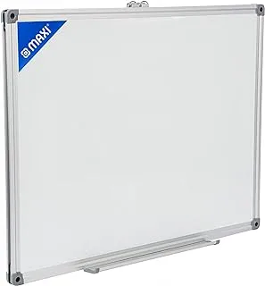 Maxi Single Sided Magnetic Whiteboard/Dry Erase Board 90X180 cms With Aluminium Framed