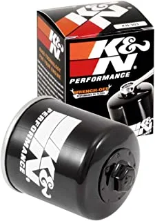 K&N Motorcycle Oil Filter: High Performance, Premium, Designed to be used with Synthetic or Conventional Oils: Fits Select Honda, Kawasaki, Polaris, Yamaha Vehicles, KN-303