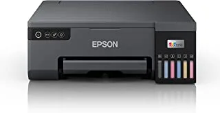 Epson Ecotank 6-Colour A4 Photo Printer Wifi Connected, With Smart App Connectivity, Large, Black, L8050