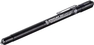 Streamlight 65058 Stylus 3-AAAA LED Pen Light ، أسود مع أبيض LED UL Listed ، 6-1 / 4-Inch - 11 Lumens