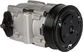 Denso 471-8121 New Compressor with Clutch for Ford Heavy-Duty and Super-Duty Trucks