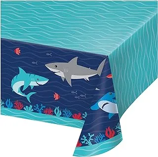 Shark Party Paper Tablecover 54in x 102in 1ct