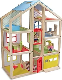 Melissa & Doug Hi-Rise Dollhouse and Furniture Set