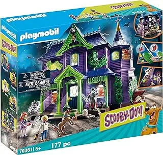 Playmobil 70361 SCOOBY-DOO! Mystery Mansion ، مع تأثيرات ضوئية وصوتية ، للأطفال من سن 5+