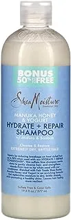 SHEA MOISTURE Manuka Honey & Yogurt, Hydrate & Repair Shampoo, 19.5 fl oz (577 ml)