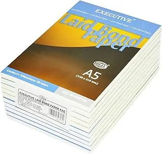 10-Piece FIS Executive Laid Bond Paper A5، Meadow Green 50-Sheets - FSPDEX50MGR