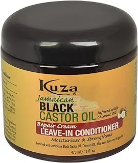 Kuza Naturals Jamaican Black Castor Oil Repair Cream Leave in Conditioner 473 ml