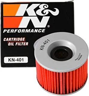 K&N Filters KN-401 Motorcycle Oil Filter, black, One size