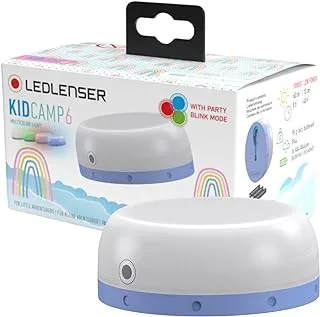 صندوق هدايا LEDLENSER KidCamp 6 لفانوس التخييم باللون الأرجواني